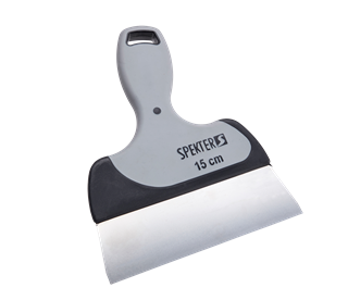Bredspartel rustfri stål