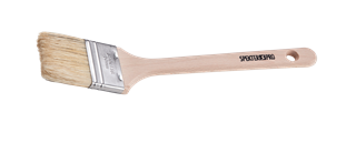 PRO radiatorpensel, kort, vinklet